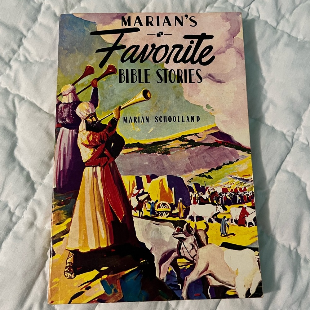 Marian's Favorite Bible Stories Book - vintage paperback